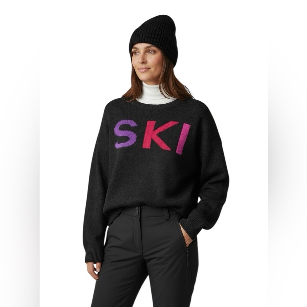 Philosophy NWT Black “SKI” Sweater in Sz M & XL
